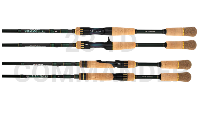 Daiwa 23 TD Commander Graphite Rods + Gift