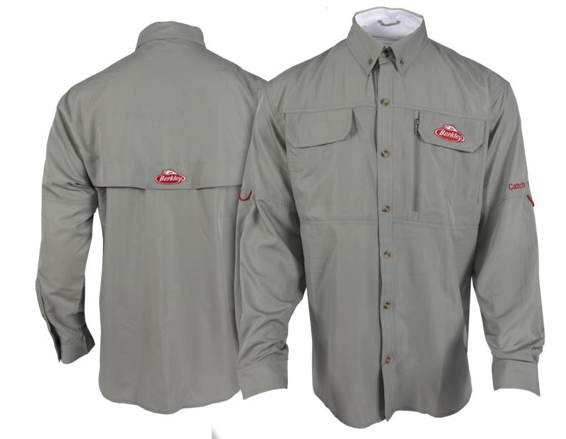 Berkley 2024 Vented Fishing Shirts Grey