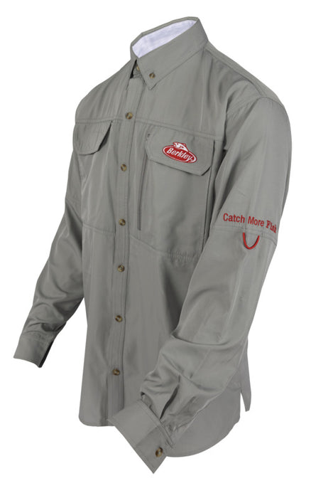 Berkley 2024 Vented Fishing Shirts Grey