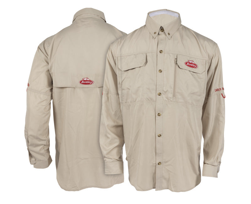 Berkley 2024 Vented Fishing Shirts Oatmeal