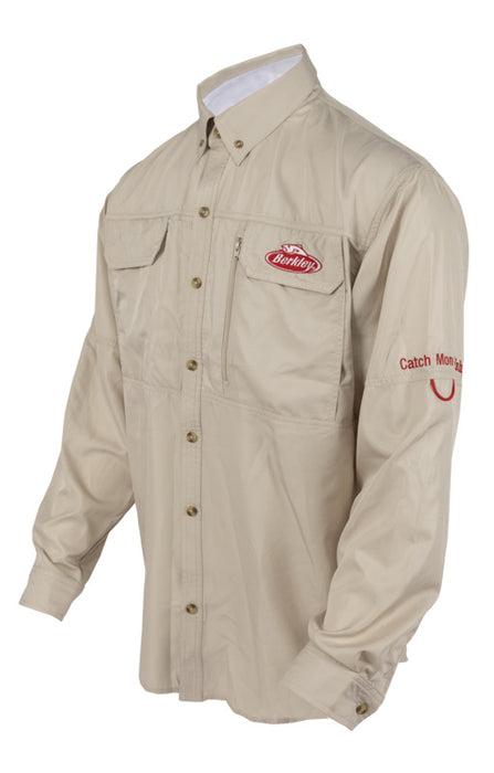 Berkley 2024 Vented Fishing Shirts Oatmeal