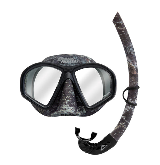 Ocean Hunter Camo Mask/Snorkel Set