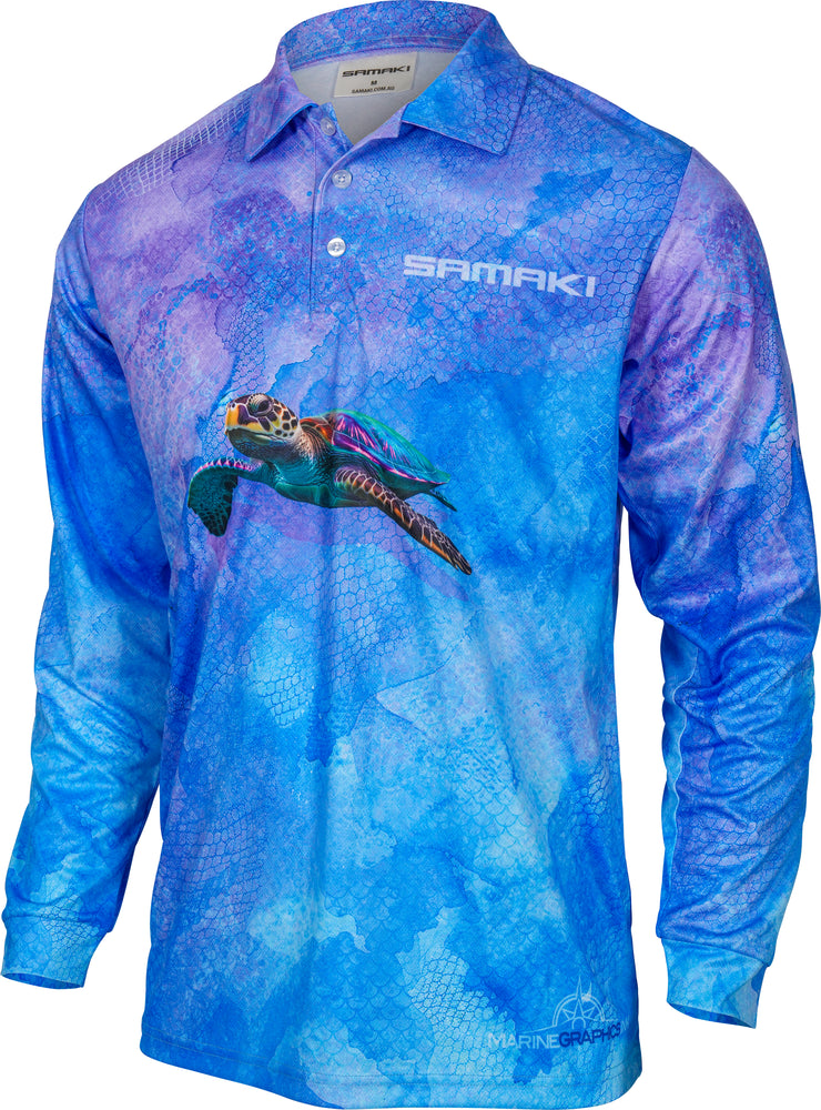 Samaki Turtle Kids Fishing Shirts