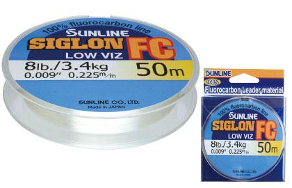 Sunline Siglon FC Clear 50m Fishing Leader Line