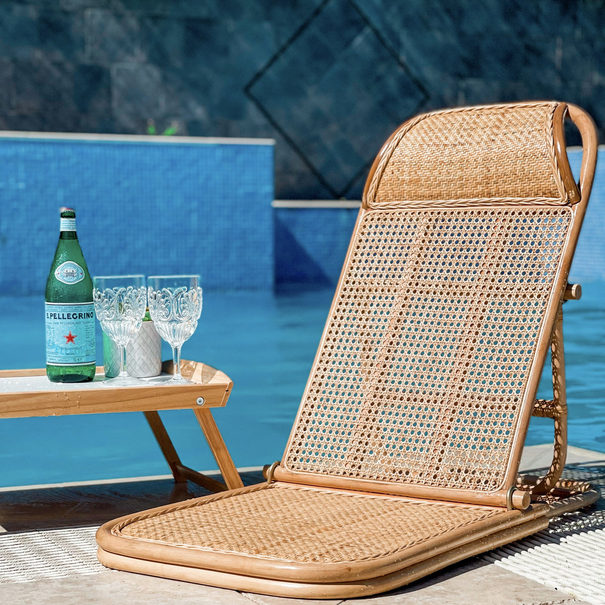 Beach discount rattan chair